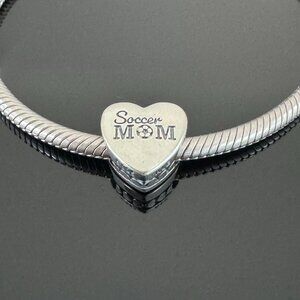 Pandora Soccer Mom Heart Charm S 925 Jewelry